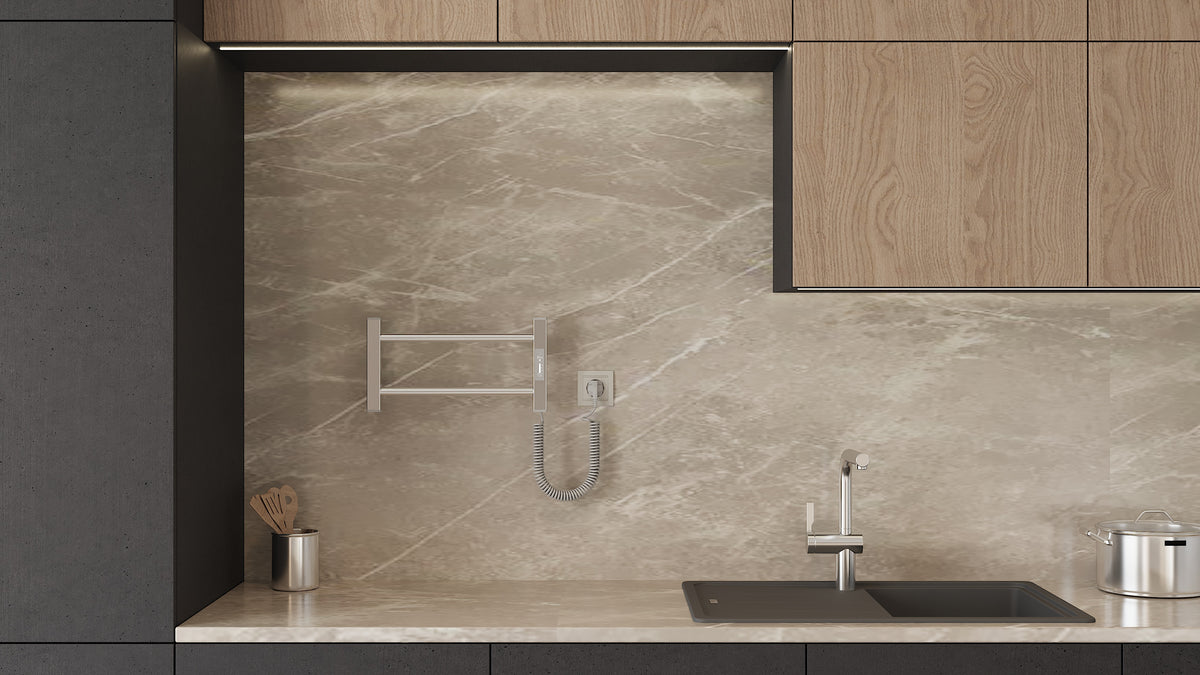 Ladder Lux 2 Chrome for Kitchen