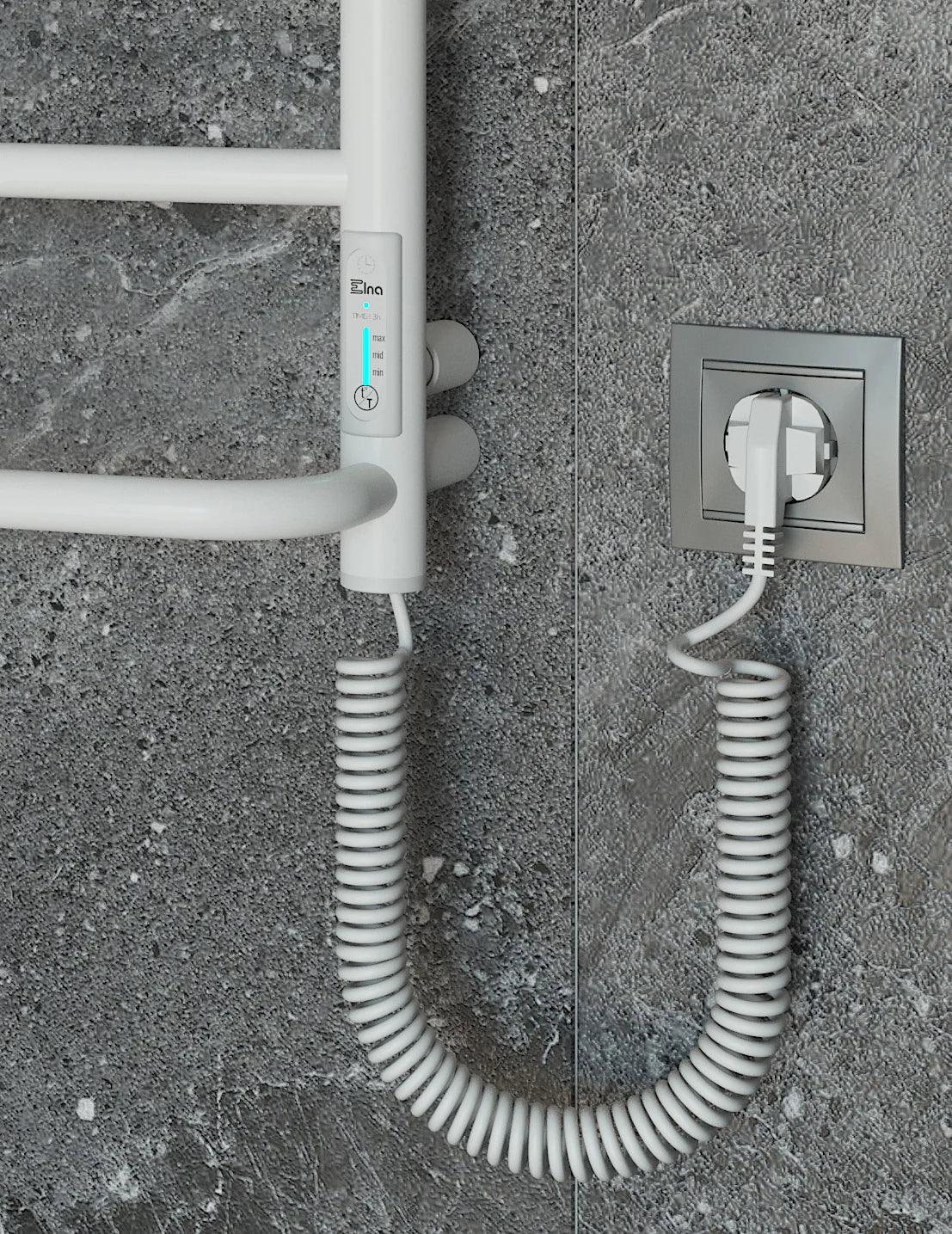 Cascade with Shelf 6 White