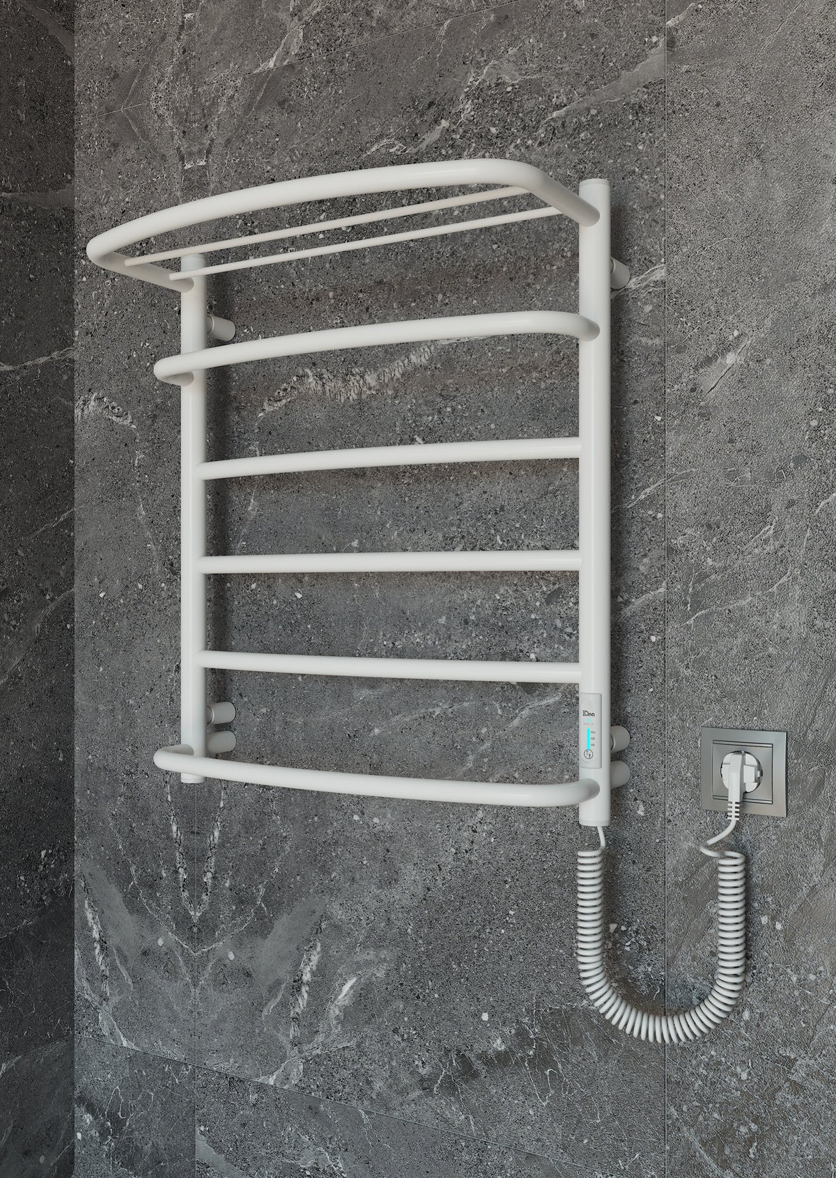 Cascade with Shelf 6 White