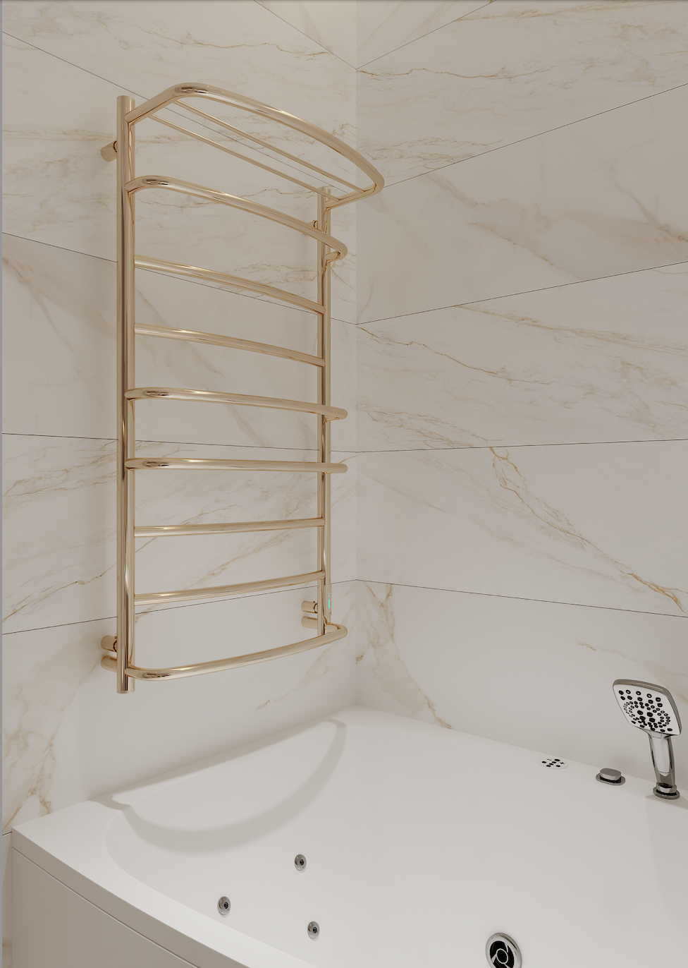 Cascade with Shelf 9 Gold